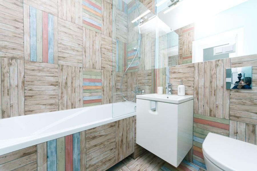 Happy Apartment, Warmth, Comfort, Turquoise Kiev Exterior foto