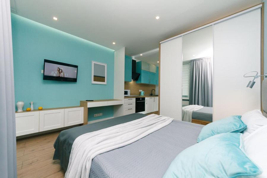 Happy Apartment, Warmth, Comfort, Turquoise Kiev Exterior foto